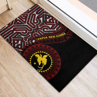 Papua New Guinea Oro Tapa Motif Rubber Doormat Special LT7 - Polynesian Pride