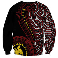 Papua New Guinea Oro Tapa Motif Sweatshirt Special LT7 - Polynesian Pride