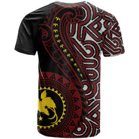 Papua New Guinea Oro Tapa Motif T Shirt Special LT7 - Polynesian Pride