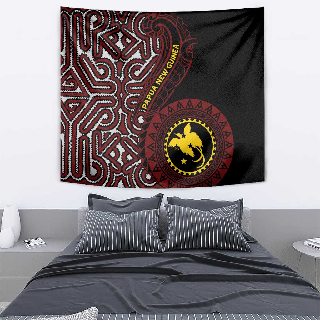 Papua New Guinea Oro Tapa Motif Tapestry Special LT7 - Polynesian Pride