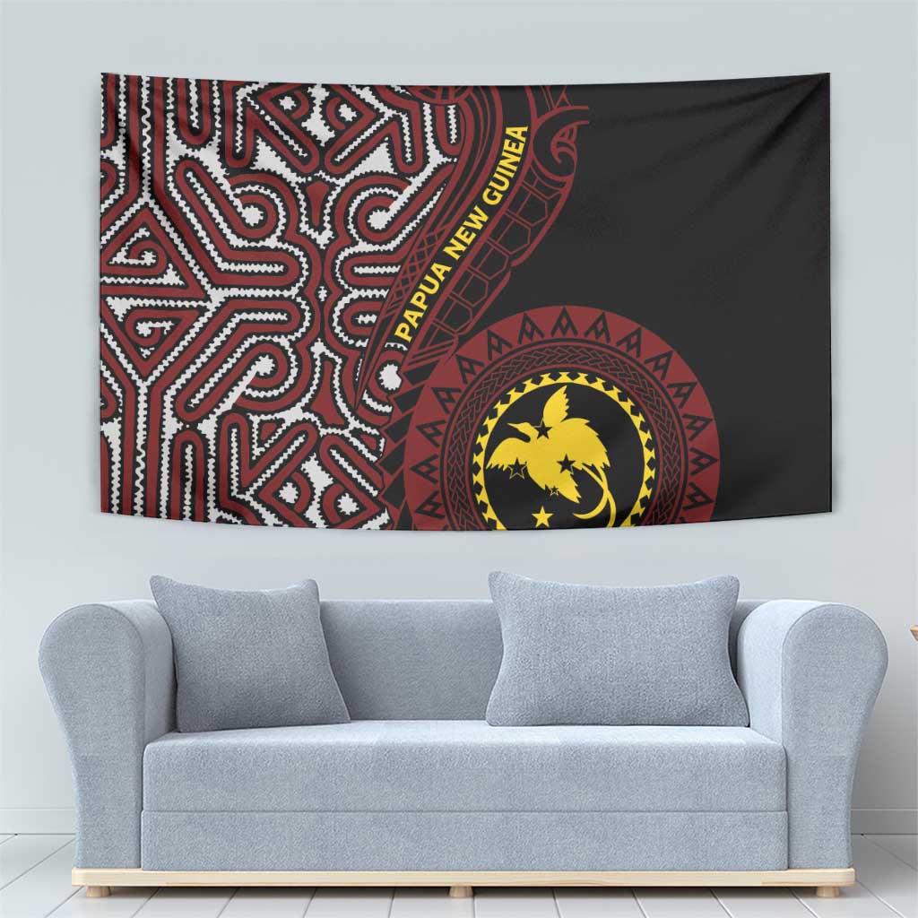 Papua New Guinea Oro Tapa Motif Tapestry Special LT7 - Polynesian Pride