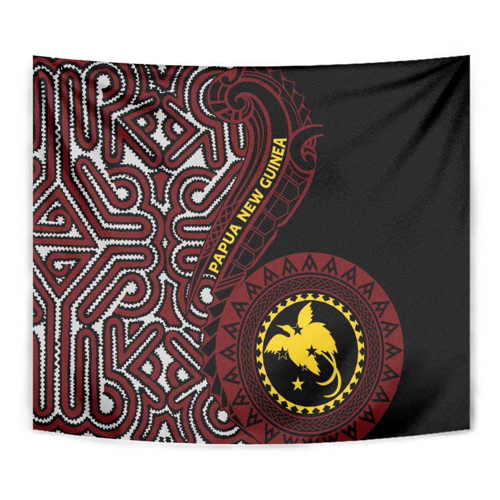 Papua New Guinea Oro Tapa Motif Tapestry Special LT7 - Polynesian Pride