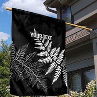 New Zealand Lawn Bowls Personalized Garden Flag Wrap-Around Silver Fern LT7 - Polynesian Pride
