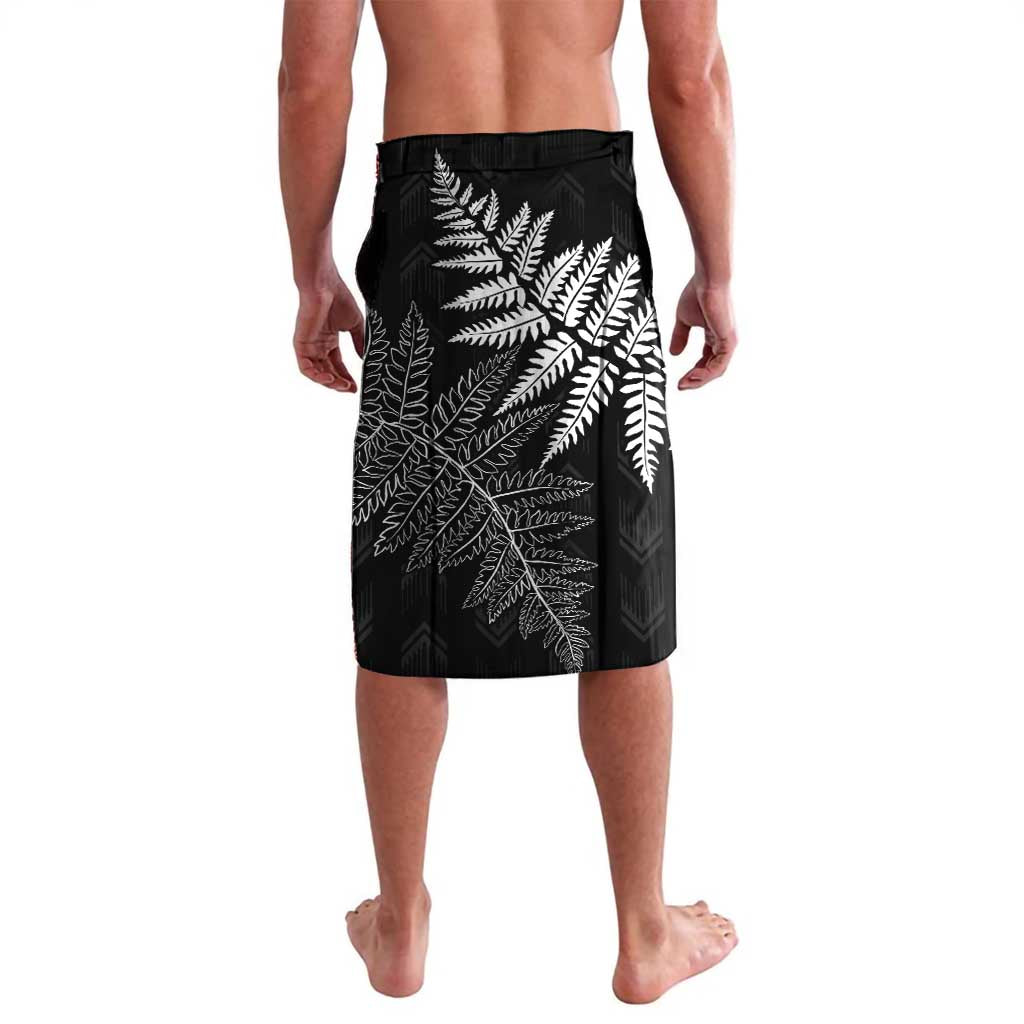 New Zealand Lawn Bowls Personalized Lavalava Wrap-Around Silver Fern LT7 - Polynesian Pride
