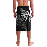 New Zealand Lawn Bowls Personalized Lavalava Wrap-Around Silver Fern LT7 - Polynesian Pride