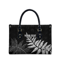 New Zealand Lawn Bowls Personalized Leather Bag Wrap-Around Silver Fern LT7 - Polynesian Pride
