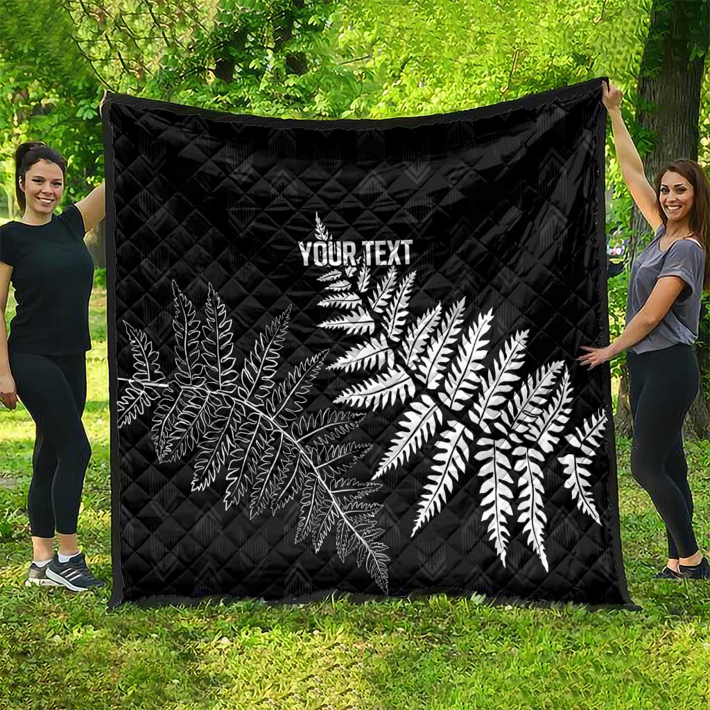 New Zealand Lawn Bowls Personalized Quilt Wrap-Around Silver Fern LT7 - Polynesian Pride