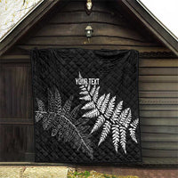 New Zealand Lawn Bowls Personalized Quilt Wrap-Around Silver Fern LT7 - Polynesian Pride