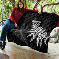 New Zealand Lawn Bowls Personalized Quilt Wrap-Around Silver Fern LT7 - Polynesian Pride