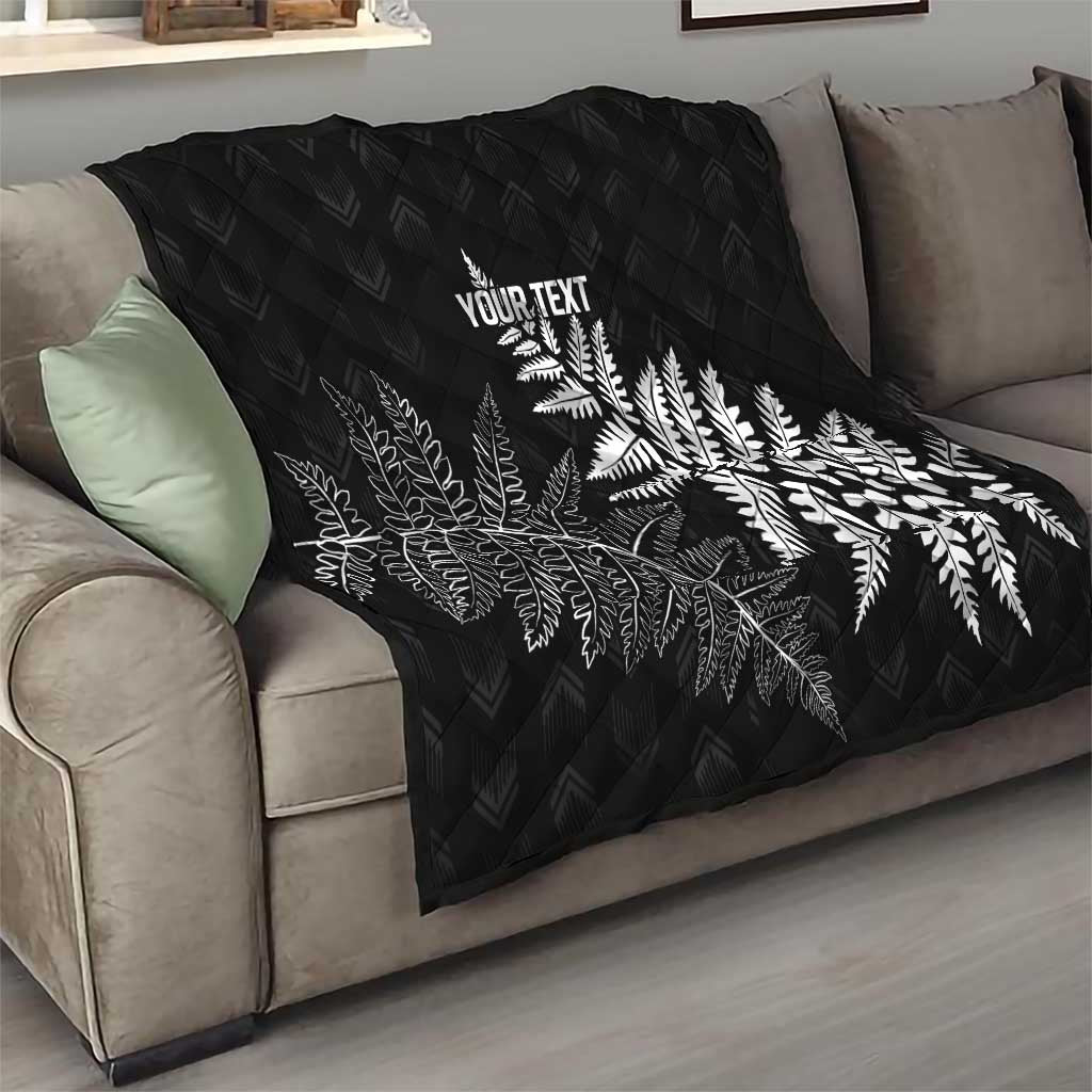 New Zealand Lawn Bowls Personalized Quilt Wrap-Around Silver Fern LT7 - Polynesian Pride