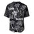 Aloha Vintage Quilt Baseball Jersey Hawaiian Seamless - Black LT7 - Polynesian Pride