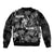 Aloha Vintage Quilt Bomber Jacket Hawaiian Seamless - Black LT7 - Polynesian Pride