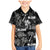 Aloha Vintage Quilt Family Matching Mermaid Dress and Hawaiian Shirt Hawaiian Seamless - Black LT7 Son's Shirt Black - Polynesian Pride