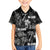 Aloha Vintage Quilt Family Matching Puletasi Dress and Hawaiian Shirt Hawaiian Seamless - Black LT7 Son's Shirt Black - Polynesian Pride