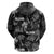 Aloha Vintage Quilt Hoodie Hawaiian Seamless - Black LT7 - Polynesian Pride