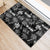 Aloha Vintage Quilt Rubber Doormat Hawaiian Seamless - Black LT7 - Polynesian Pride