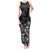 Aloha Vintage Quilt Tank Maxi Dress Hawaiian Seamless - Black LT7 Women Black - Polynesian Pride