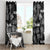 Aloha Vintage Quilt Window Curtain Hawaiian Seamless - Black LT7 - Polynesian Pride