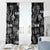 Aloha Vintage Quilt Window Curtain Hawaiian Seamless - Black LT7 - Polynesian Pride