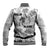 Aloha Vintage Quilt Baseball Jacket Hawaiian Seamless - White LT7 - Polynesian Pride