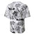 Aloha Vintage Quilt Baseball Jersey Hawaiian Seamless - White LT7 - Polynesian Pride