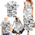 Aloha Vintage Quilt Family Matching Summer Maxi Dress and Hawaiian Shirt Hawaiian Seamless - White LT7 - Polynesian Pride