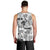 Aloha Vintage Quilt Men Tank Top Hawaiian Seamless - White LT7 - Polynesian Pride