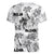 Aloha Vintage Quilt Women V Neck T Shirt Hawaiian Seamless - White LT7 - Polynesian Pride