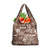 Aloha Vintage Quilt Grocery Bag Hawaiian Seamless - Brown