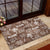 Aloha Vintage Quilt Rubber Doormat Hawaiian Seamless - Brown LT7 - Polynesian Pride