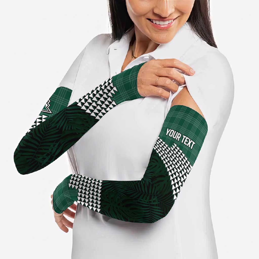 Rainbow Warriors Hawaii Personalized Palaka Arm Sleeves LT7 - Polynesian Pride