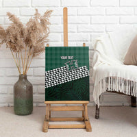 Rainbow Warriors Hawaii Personalized Palaka Canvas Wall Art LT7 - Polynesian Pride