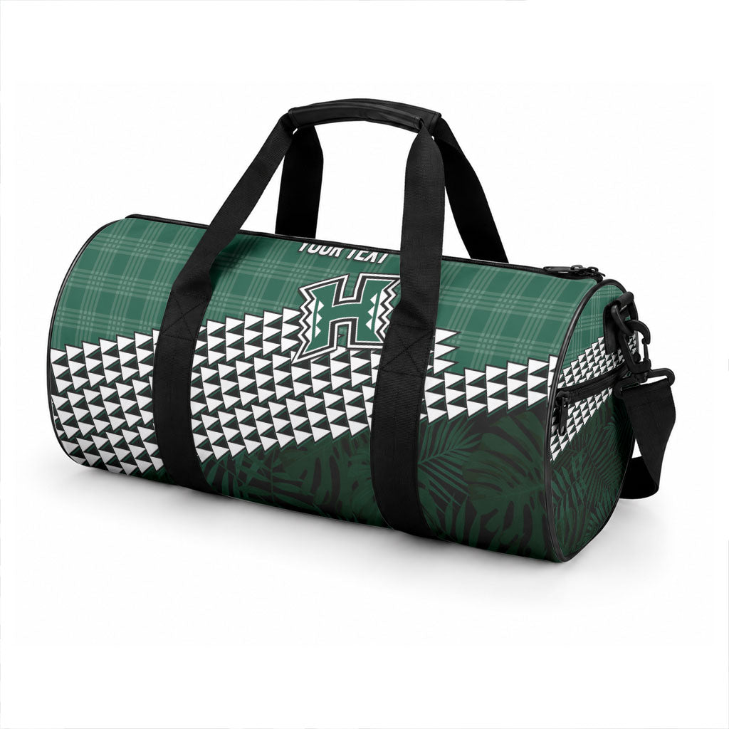 Rainbow Warriors Hawaii Personalized Palaka Duffle Bag LT7 - Polynesian Pride
