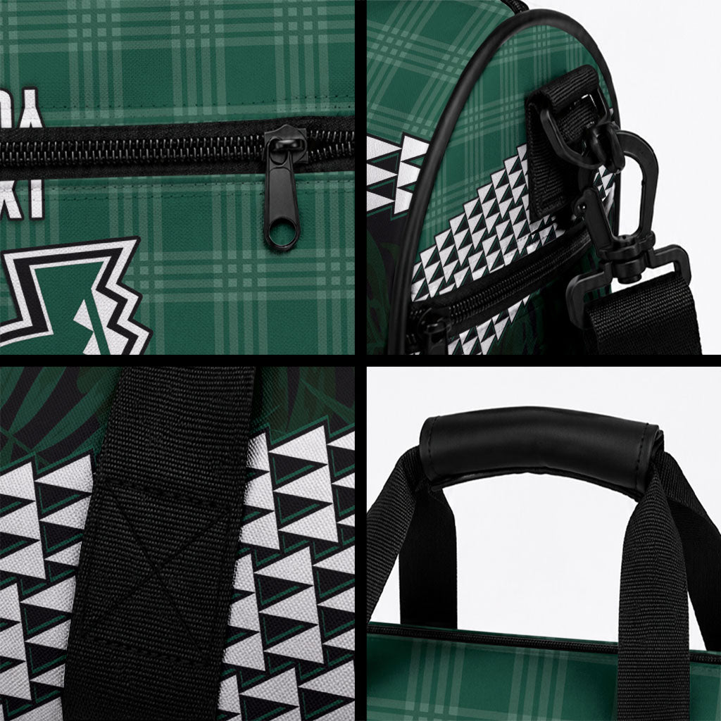 Rainbow Warriors Hawaii Personalized Palaka Duffle Bag LT7 - Polynesian Pride
