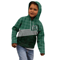 Rainbow Warriors Hawaii Personalized Palaka Kid Hoodie LT7 - Polynesian Pride