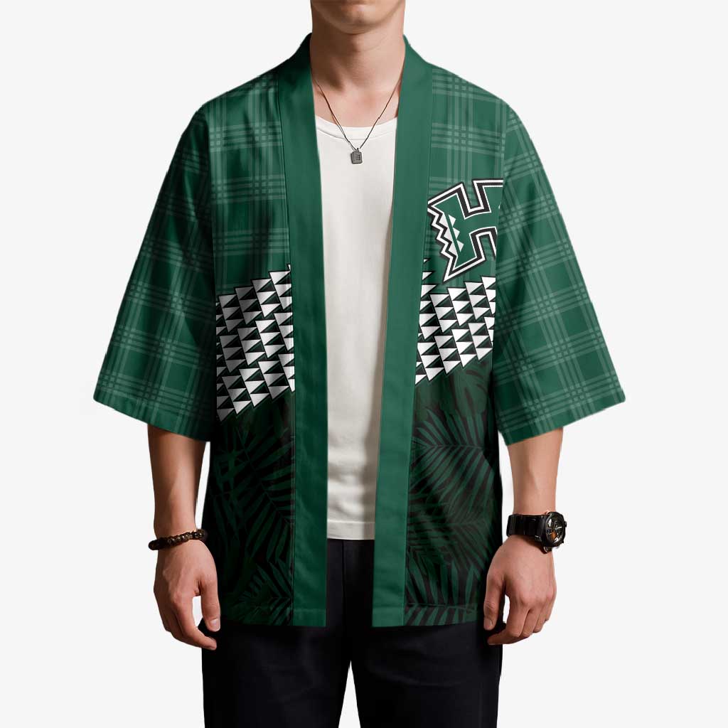 Rainbow Warriors Hawaii Personalized Palaka Kimono LT7 - Polynesian Pride