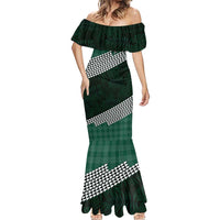 Rainbow Warriors Hawaii Personalized Palaka Mermaid Dress LT7 - Polynesian Pride