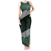 Rainbow Warriors Hawaii Personalized Palaka Tank Maxi Dress LT7 Women Green - Polynesian Pride