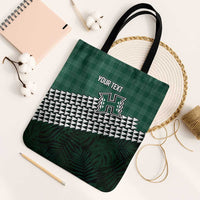 Rainbow Warriors Hawaii Personalized Palaka Tote Bag LT7 Black Strap One Size Green - Polynesian Pride