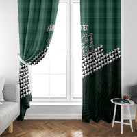 Rainbow Warriors Hawaii Personalized Palaka Window Curtain LT7 - Polynesian Pride