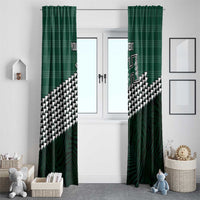 Rainbow Warriors Hawaii Personalized Palaka Window Curtain LT7 - Polynesian Pride