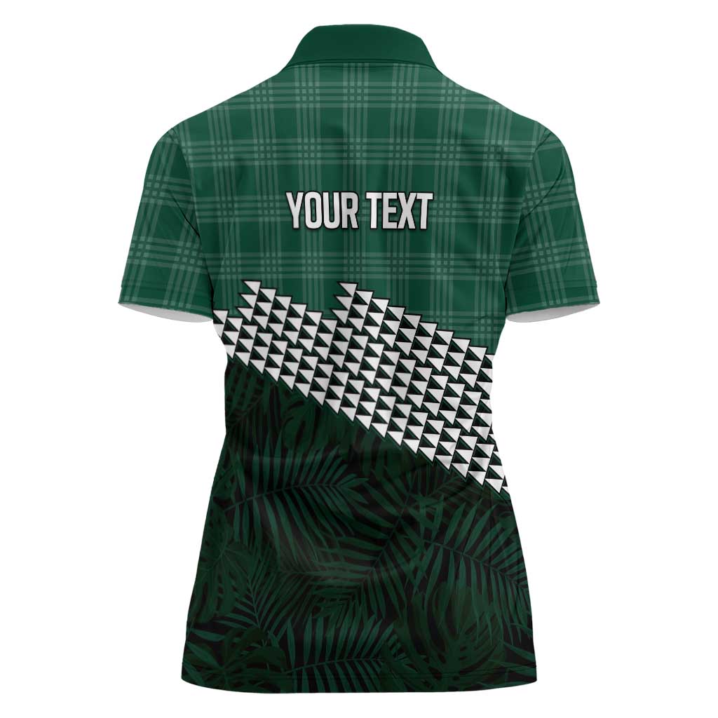Rainbow Warriors Hawaii Personalized Palaka Women Polo Shirt LT7 - Polynesian Pride