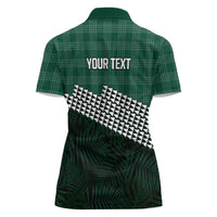 Rainbow Warriors Hawaii Personalized Palaka Women Polo Shirt LT7 - Polynesian Pride