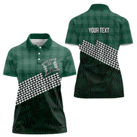 Rainbow Warriors Hawaii Personalized Palaka Women Polo Shirt LT7 - Polynesian Pride