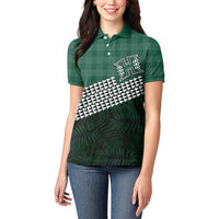 Rainbow Warriors Hawaii Personalized Palaka Women Polo Shirt LT7 - Polynesian Pride