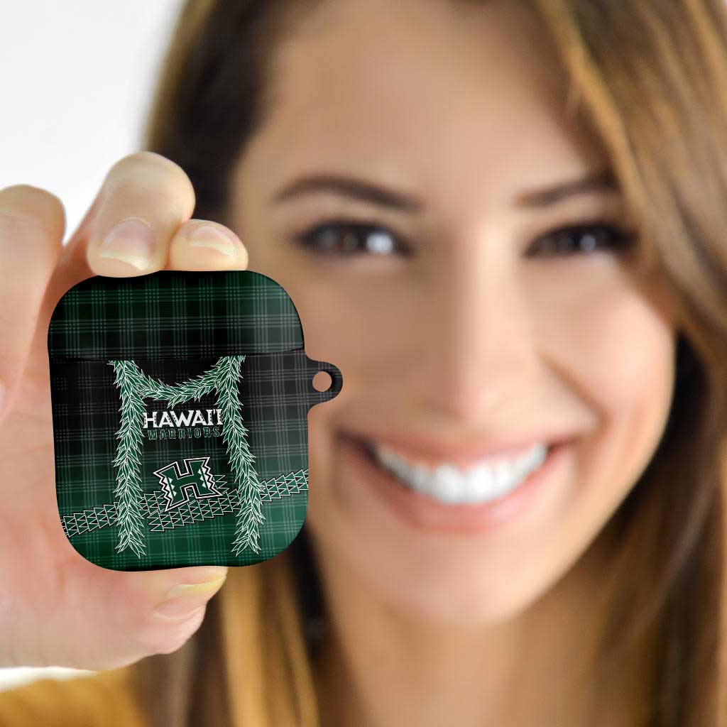 Rainbow Warriors Hawaii Palaka AirPods Case Maile Lei LT7 - Polynesian Pride