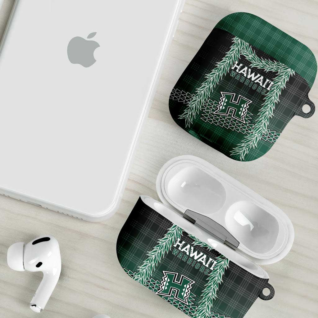 Rainbow Warriors Hawaii Palaka AirPods Case Maile Lei LT7 - Polynesian Pride