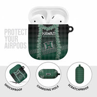 Rainbow Warriors Hawaii Palaka AirPods Case Maile Lei LT7 - Polynesian Pride
