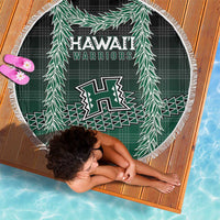 Rainbow Warriors Hawaii Palaka Beach Blanket Maile Lei LT7 - Polynesian Pride