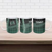 Rainbow Warriors Hawaii Palaka Ceramic Mug Maile Lei LT7 - Polynesian Pride
